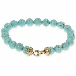 R.T. James Carnelian (8-1/2mm) Beaded Bracelet